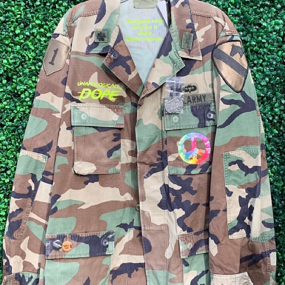 UnApologetically Dope: Vintage Camo BDU Jacket - Picture 5 of 9